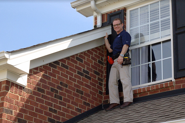 Jason Vernier, a 22-year U.S. Navy veteran and owner of WIN Home Inspection in Fishers, IN.