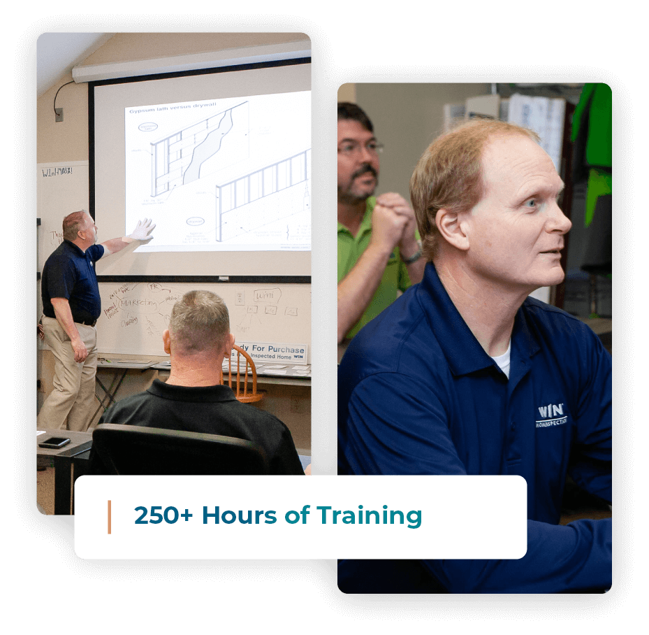 250+ hours of training at WIN