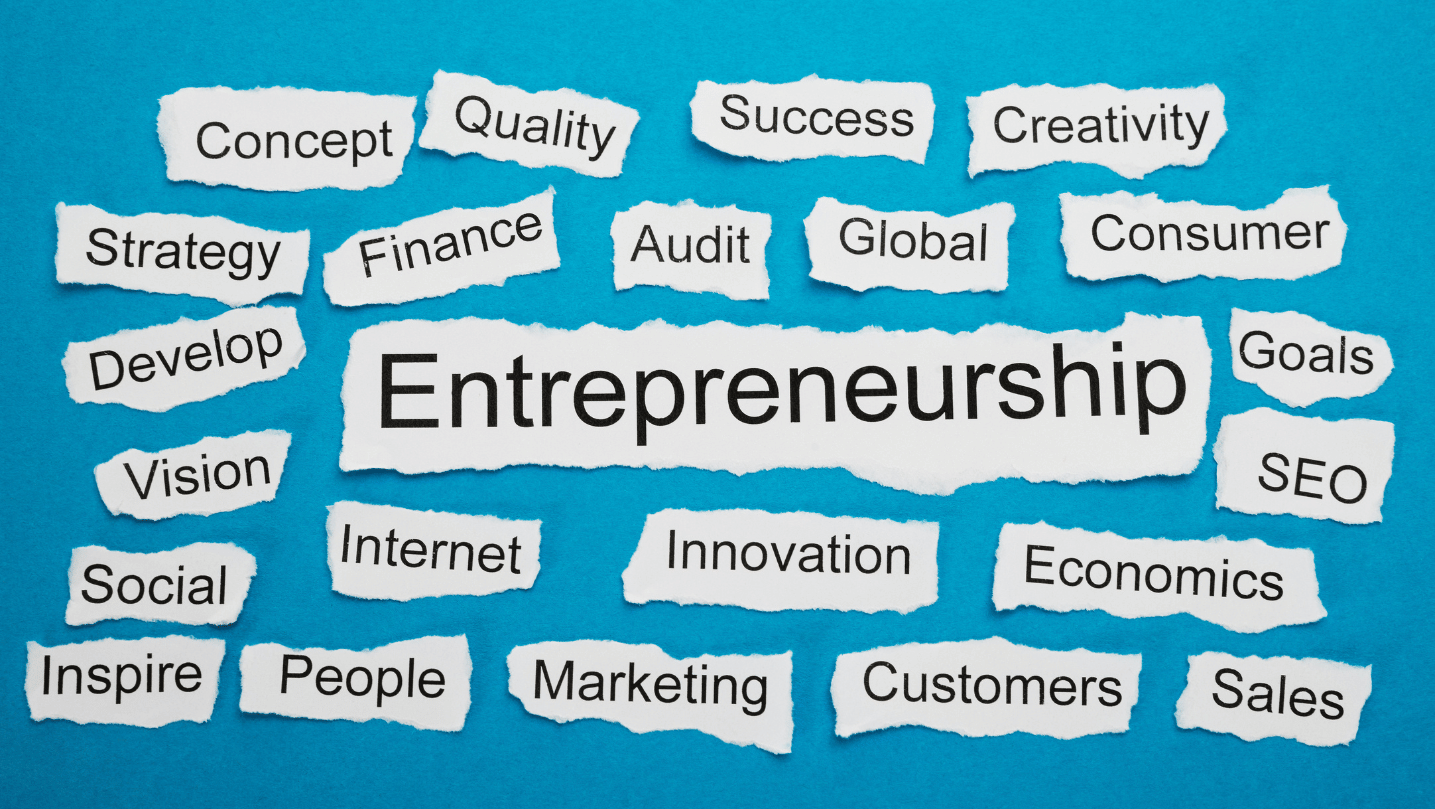 Word Entrepreneurship On Piece Of Torn Paper Among Other Related Keywords
