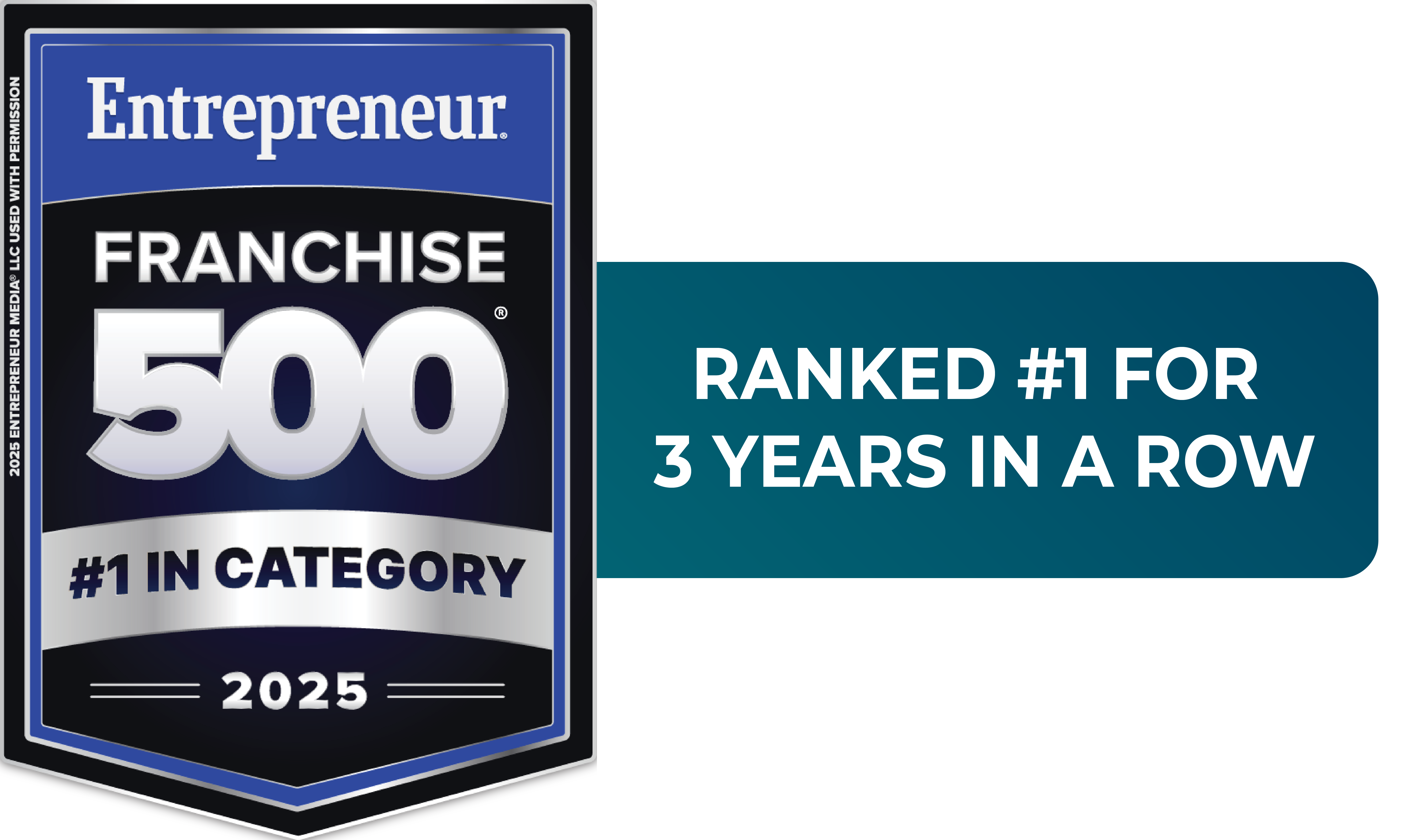 Entrepreneur #1 in Category Badge 2025