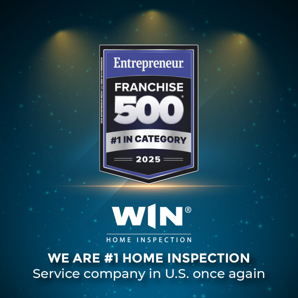 WIN Home Inspection Ranked #1 Across Industry by Entrepreneur for Third Year in a Row