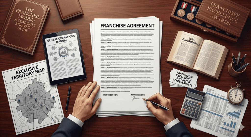 Franchise agreement signing